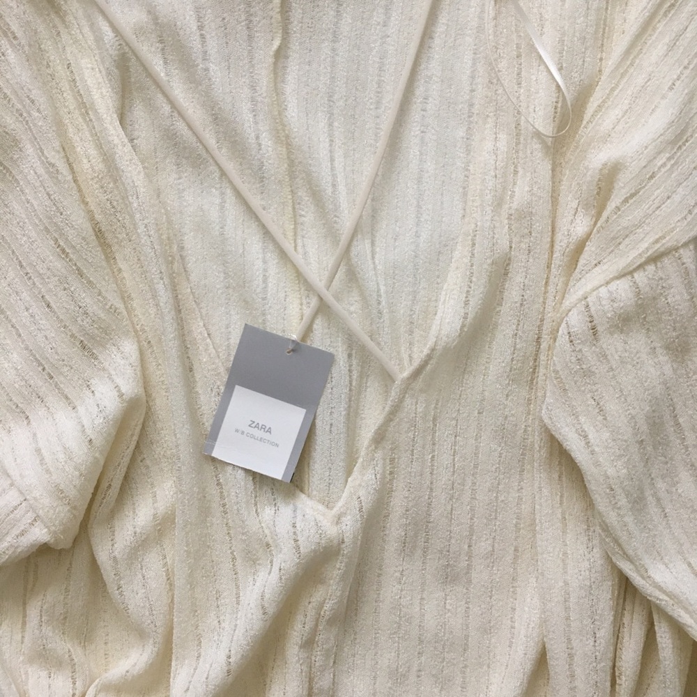 CREAM ZARA MAXI DRESS